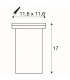 Ground Light Fitting, Square, Stainless Steel 316, Ip67, GU10