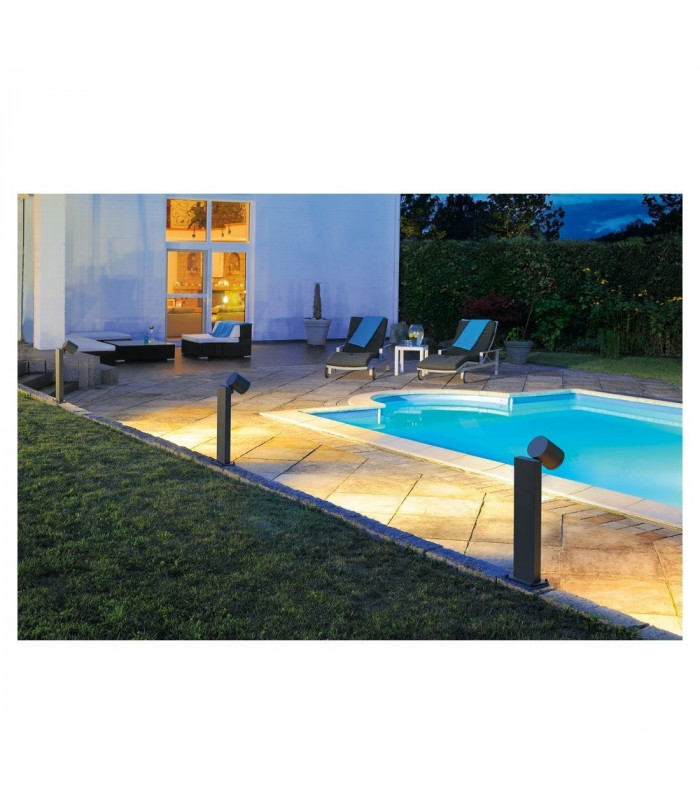 Floor Stand, Anthracite, 12W Led, 35d, 3000K, IP55
