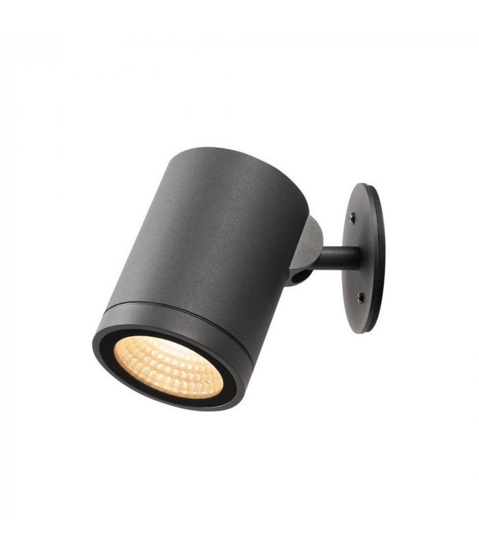 Outdoor Pathway And Floor Stand, Led, 3000K, Round, Anthracite, 15W, Can Be Converted To A Spike Light, IP55