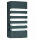 1 Light Outdoor Wall Light Grey IP44, E27