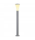 Alpa Cone 100 Bollard Light, Silver-Grey, E27 Energy Saver, Ip55