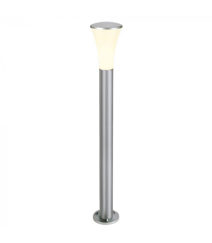 Alpa Cone 100 Bollard Light, Silver-Grey, E27 Energy Saver, Ip55