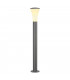 Alpa Cone 100 Bollard Light, Stone Grey, E27 Energy Saver, Ip55