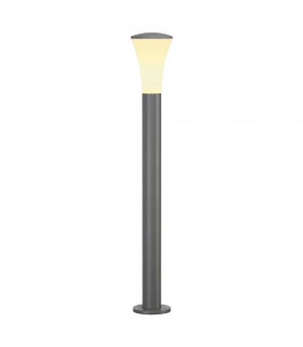 Alpa Cone 100 Bollard Light, Stone Grey, E27 Energy Saver, Ip55