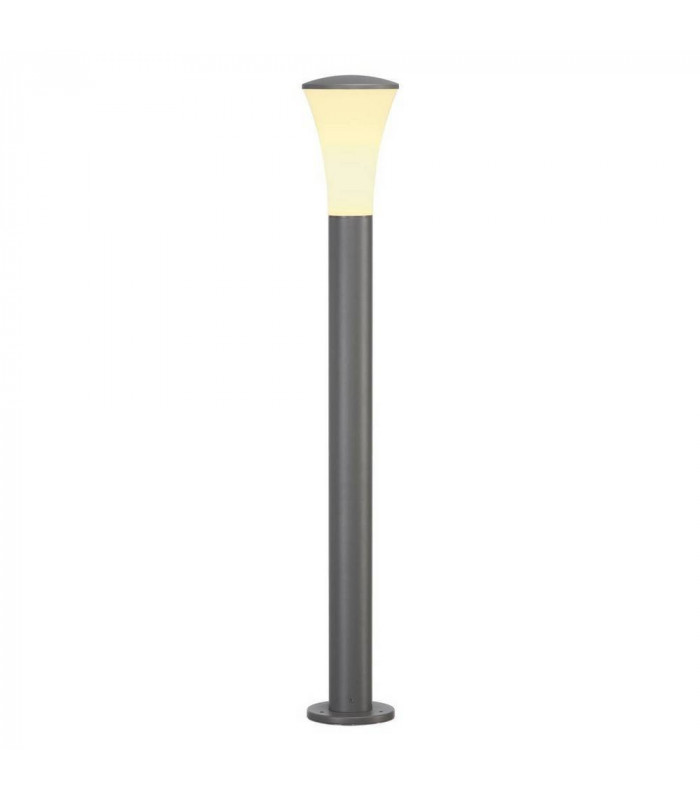 Alpa Cone 100 Bollard Light, Stone Grey, E27 Energy Saver, Ip55
