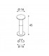 Alpa Mushroom 40 Bollard Light, Stone Grey, E27 Energy Saver, Ip55