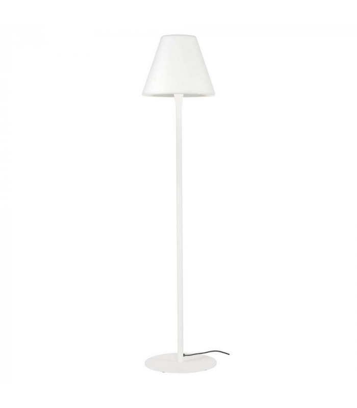 Outdoor Floor Stand, White, E27 Energy-Saver, Ip54