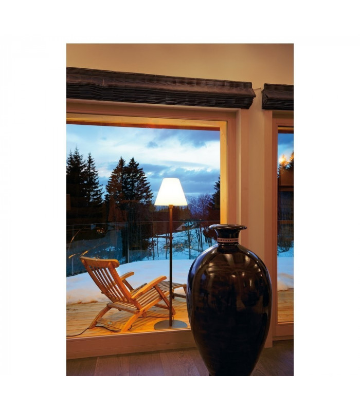 Outdoor Floor Stand, Anthracite, White, E27 Energy Saver, Ip54