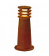 Outdoor Bollard Light, Rusted Iron, E27 Energy Saver, Ip55
