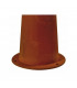 Outdoor Bollard Light, Rusted Iron, E27 Energy Saver, Ip55