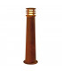 Outdoor Bollard Light, Rusted Iron, E27 Energy Saver, Ip55