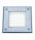 LED Square Outdoor Walkover Ground Light Stainless Steel and Glass IP67