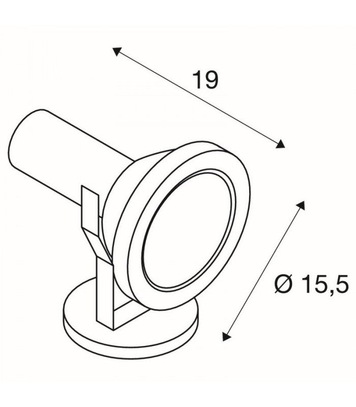 Display Light Stainless Steel 304, E27, Ip65