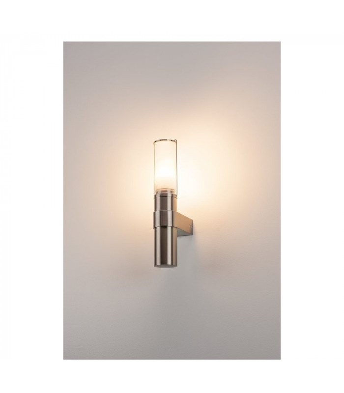 1 Light Wall Light, Stainless Steel 304, E27, Ip44