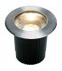 1 Light Ground Light Fitting, Round, Stainless Steel 316, E27, Ip67