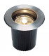 1 Light Ground Light Fitting, Round, Stainless Steel 316, Ip67, GU10
