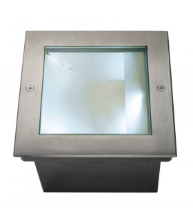 LED Ground Light Fitting, Asymmetrical, Stainl. Steel 316, 34W, 4000K, IP67