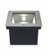 LED Ground Light Fitting, Asymmetrical, Stainl. Steel 316, 34W, 4000K, IP67