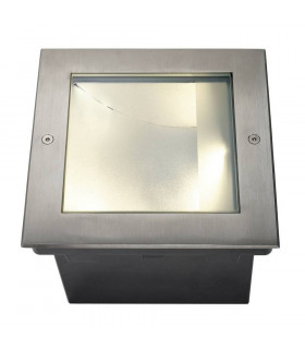 LED Ground Light Fitting, Asymmetrical, Stainl. Steel 316, 34W, 3000K, IP67