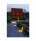 1 Light Rusty Slot 50, Rusted Iron, E27 Energy Saver, Ip44