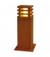 1 Light Square 40, Rusted Iron, E27 Energy Saver, Ip55