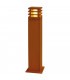 1 Light Square 70, Rusted Iron, E27 Energy Saver, Ip55