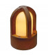1 Light Floor Light, Rusted Iron, E14, Ip54