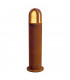 1 Light Rusty Cone Bollard Light, Rusted Iron, Ip54, E27