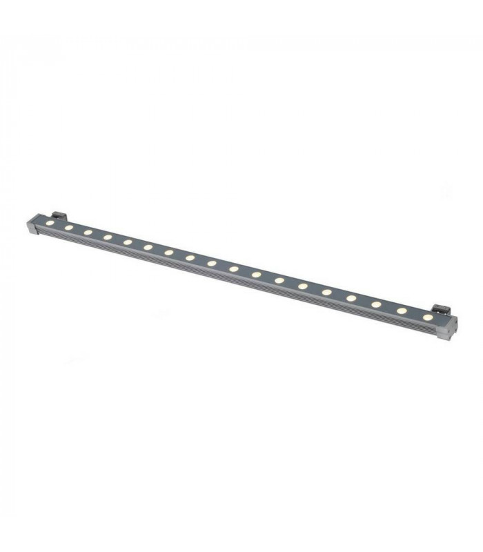 Led Profile 100cm, Silver-Grey, 18X1W, 3000K, Ip65
