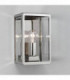 1 Light Outdoor Wall Lantern Polished Nickel IP44, E27