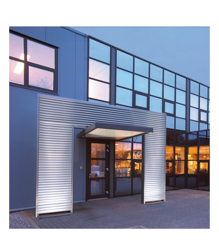 Led Profile 100cm, Silver-Grey, 18X1W, 3000K, Ip65