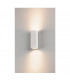 Up Down Square Flush Box Wall Light, White, Gu10, IP44
