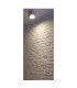 1 Light Outdoor Surface Mounted Ceiling Light, Square, Silver-Grey, Es111, IP44, GU10
