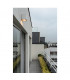1 Light Outdoor Square Flush Box Wall Light, White, Es111, IP44, GU10