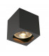 1 Light Outdoor Square Flush Box Wall Light, Anthracite, Es111, IP44, GU10