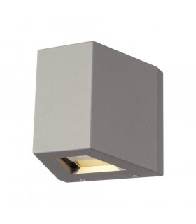 LED Wall Light, Beam Up , Flood Down, Silver-Grey, Ip44