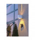 LED Wall Light, Beam Up , Flood Down, Silver-Grey, Ip44