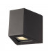 LED Wall Light, Beam Up , Flood Down, Anthracite, Ip44