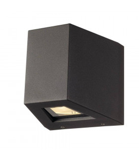 LED Wall Light, Beam Up , Flood Down, Anthracite, Ip44