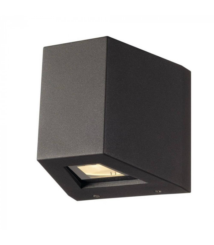 LED Wall Light, Beam Up , Flood Down, Anthracite, Ip44