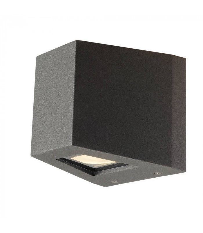 LED Wall Light, Beam Up , Flood Down, Anthracite, Ip44