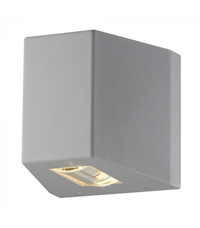 LED Wall Light, Beam Up, Down, Silver-Grey, IP44