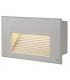 Recessed Wall Light, Rectangular, Silver-Grey, 3000K Led, IP54