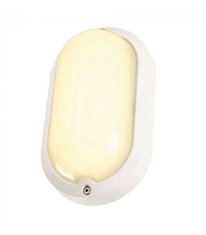 Wall And Ceiling Light, Oval, White, 11W Led, 3000K, Ip44