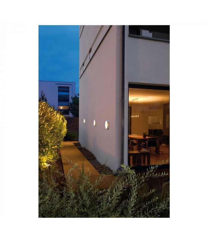 Wall And Ceiling Light, Oval, Anthracite, 11W Led, 3000K, Ip44