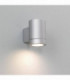 1 Light Outdoor Wall Light Painted Silver IP44, GU10