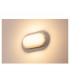 Wall And Ceiling Light, Oval, White, 3000K, Ip44