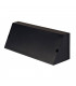 1 Light Square Wall Light, Black, E27, IP44