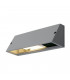 1 Light Square Wall Light, Silver-Grey, E27, IP44
