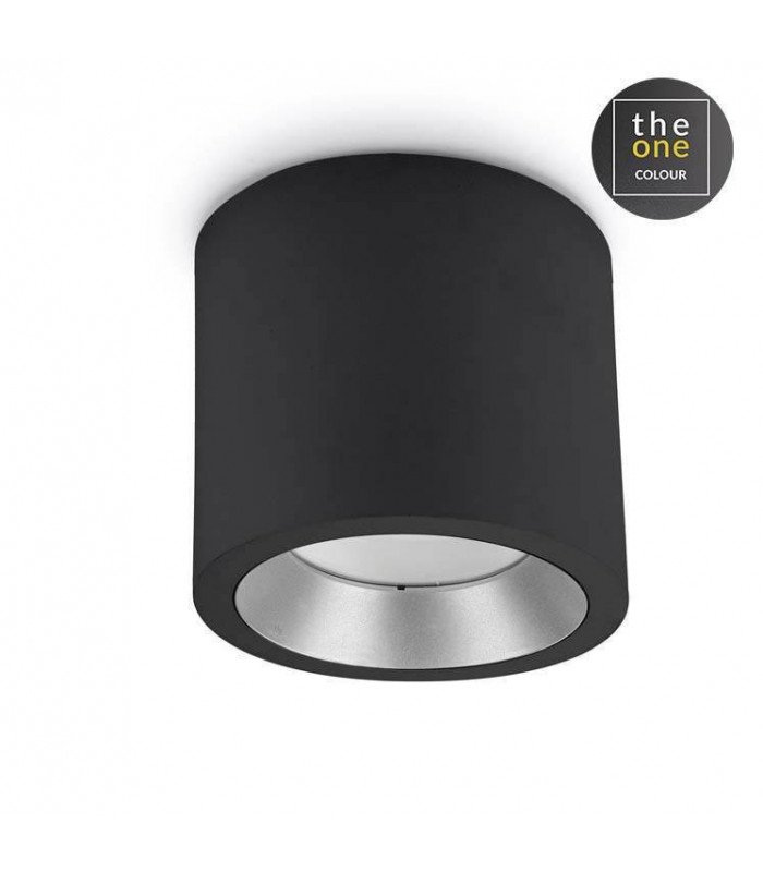 LED Large Outdoor Surface Mounted Spotlight Urban Grey IP65